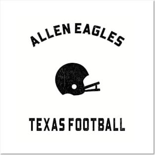 ALLEN EAGLES TEXAS FOOTBALL Posters and Art